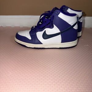 Nike Navy Purple High Dunks